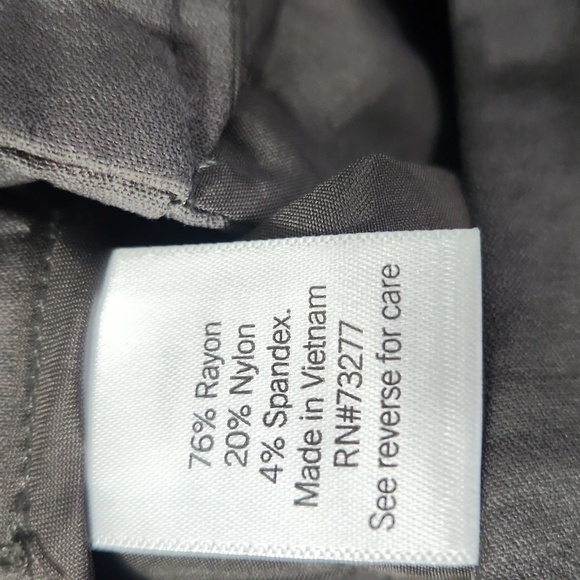 Nine West Grey Slim Ankle Pants - Picture 12 of 12